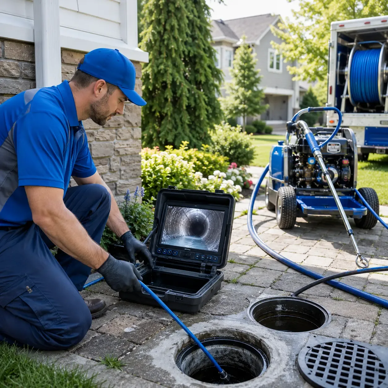 Outdoor drain cleaning professionals serving New Plymouth, OH