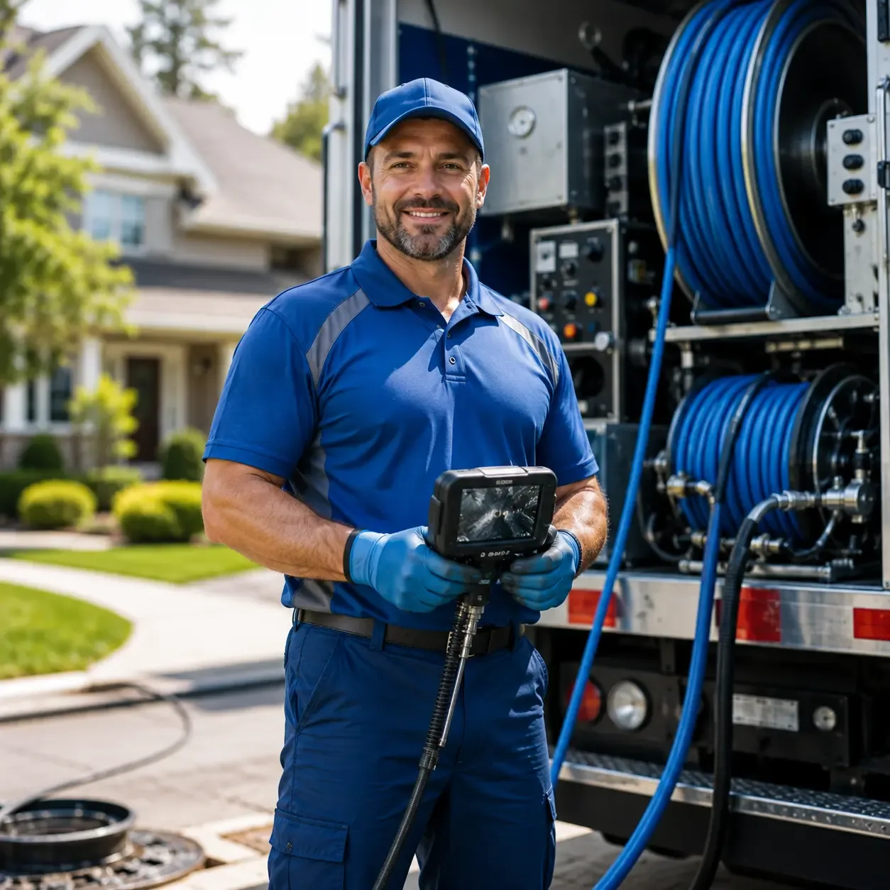 Local outdoor drain cleaning specialists in New Plymouth, OH